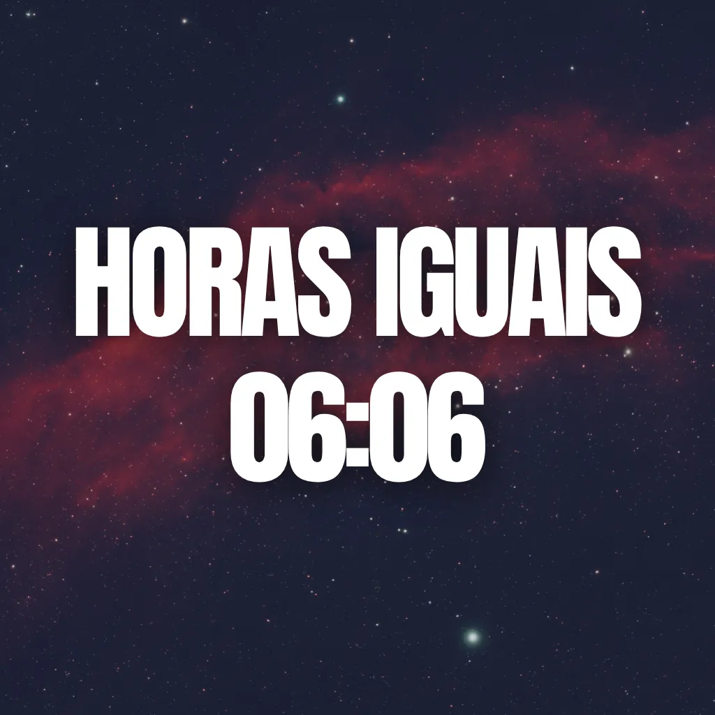 Horas iguais 06:06