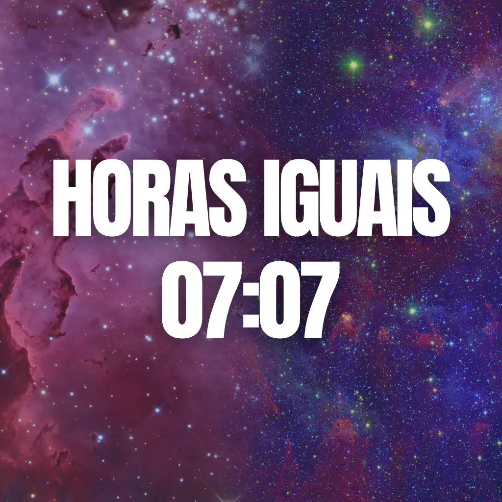 Horas iguais 07:07