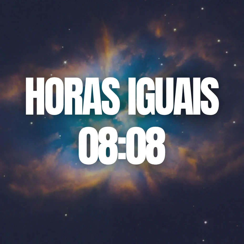 Horas iguais 08:08